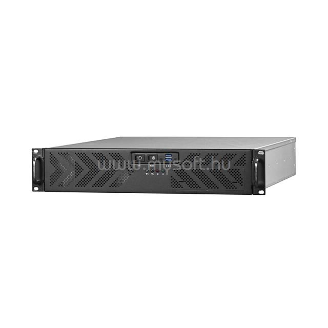 CHIEFTEC 19" 2U Rackbe építhető PC ház- UNC-210T-B-U3-OP