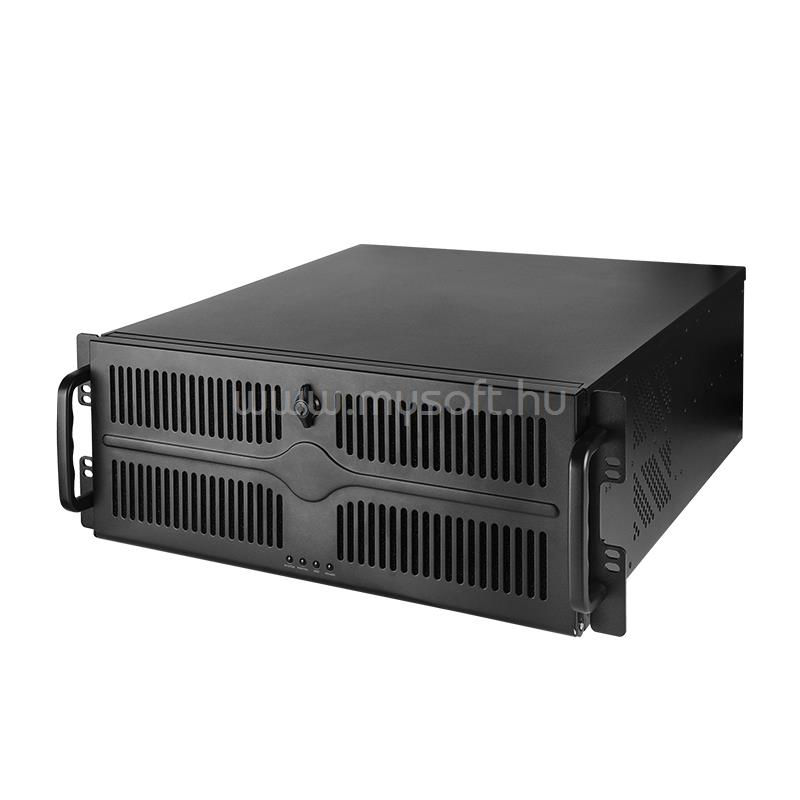 CHIEFTEC 19" 4U Rackbe építhető fekete (táp nélküli) ATX ház