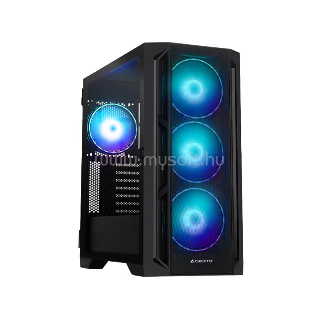 CHIEFTEC Apex Lumo fekete (táp nélküli) ablakos E-ATX ház