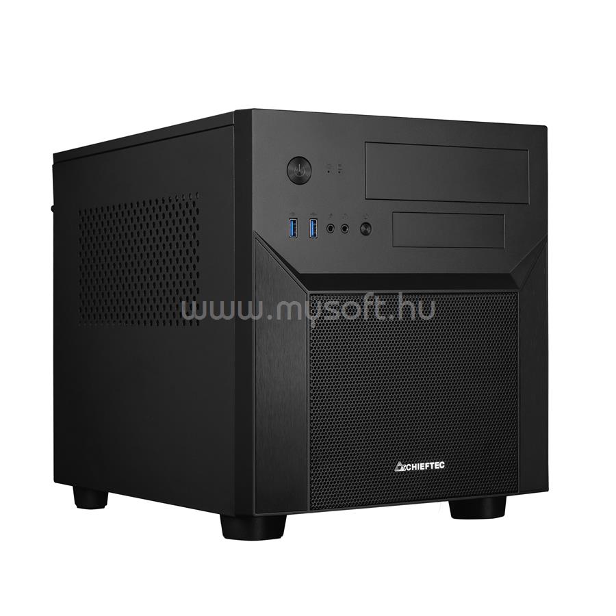 CHIEFTEC CI-02B-OP Gamer/Cube Fekete (Táp nélküli) mATX ház