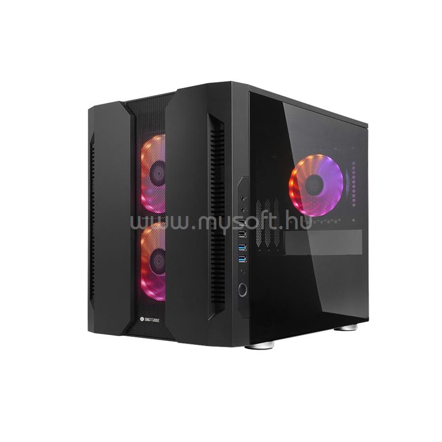 CHIEFTEC Gaming Chieftronic M2 GM-02B-OP Fekete (Táp nélküli) ablakos mATX ház
