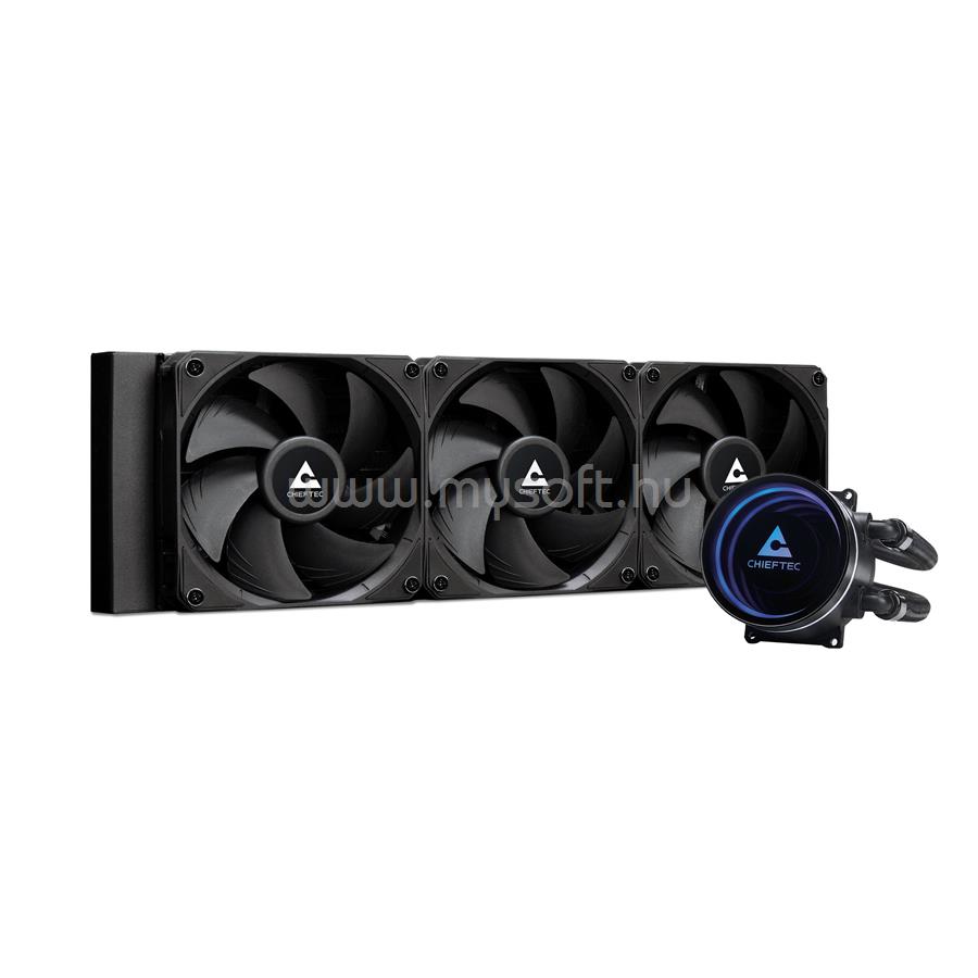 CHIEFTEC Iceberg 360 DARK CLC-360-BLK - 360mm-es AiO CPU Vízhűtő, fekete
