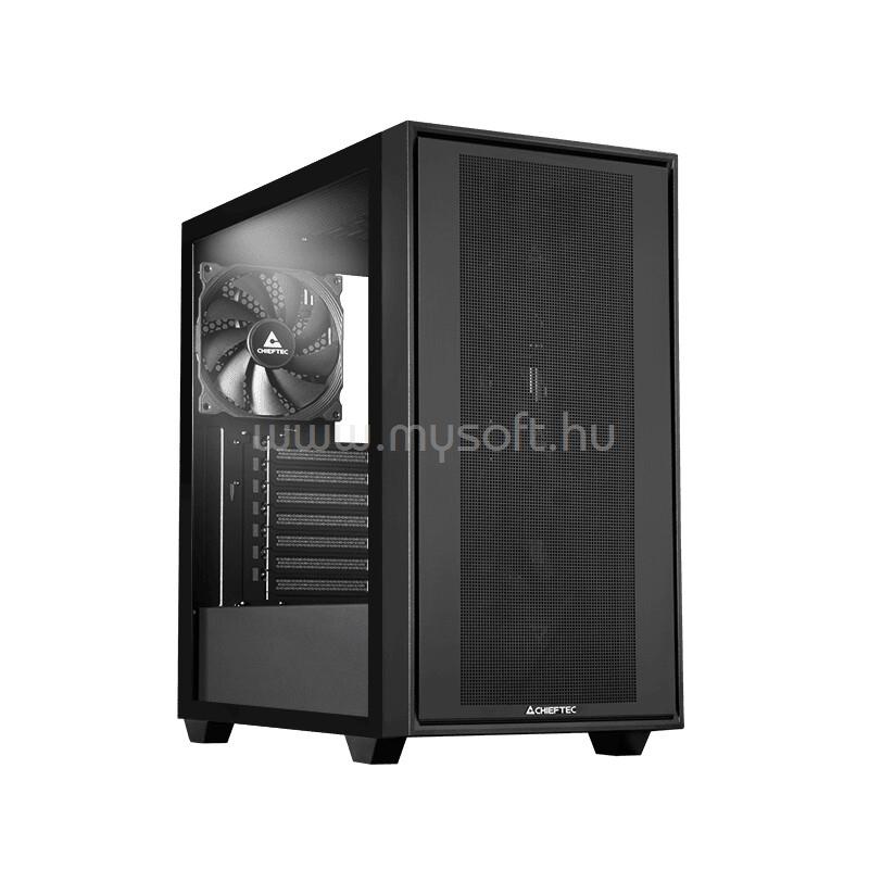 CHIEFTEC Night Hunter fekete (táp nélküli) ablakos E-ATX ház