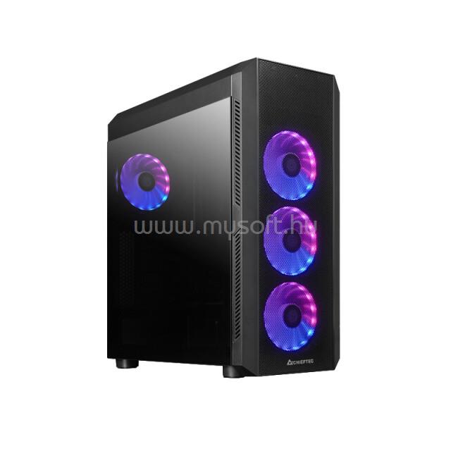 CHIEFTEC SCORPION 4 USB-C fekete (táp nélküli) ATX ház