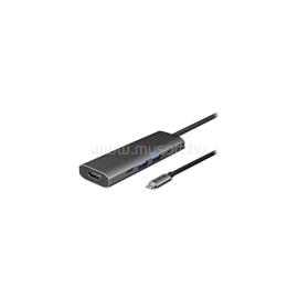 CHIEFTEC USB HUB 5-in-1, USB-C, 2xUSB-A, USB-C, HDMI, 80W USB-C Töltő port, fekete DSC-502 small