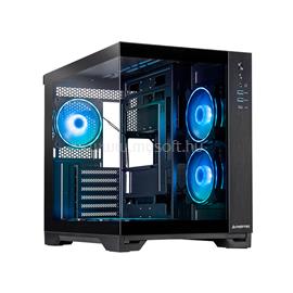 CHIEFTEC VISIO GM-30B-TG-OP fekete (táp nélküli) ablakos ATX ház GM-30B-TG-OP small