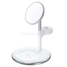 CHOETECH 15W (3-1ben, Wireless mobil, mágneses gyorstöltő), töltő T586-F small