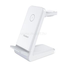 CHOETECH 4-1ben mágneses vezeték nélküli töltő (fehér) T608-FW small