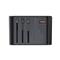 CHOETECH USB-C*2+A (65W, fekete, travel, US,UK,EU,AU), töltő PD5009 small
