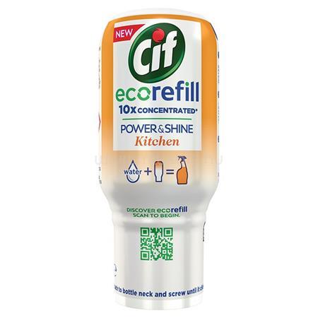 CIF Konyhai zsíroldó spray, szuperkoncentrátum, utántöltő, 70 ml, "Power&Shine Ecorefill"