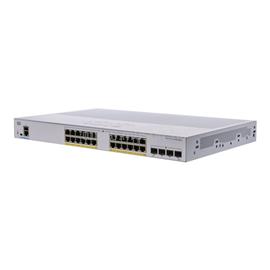 CISCO CBS250-24P-4X 24x GbE PoE+ LAN 4x SFP+ port L2 menedzselhető PoE+ switch CBS250-24P-4X-EU small