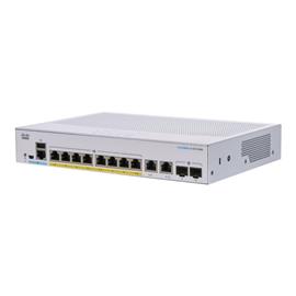 CISCO CBS250-8P-E-2G 8x GbE PoE+ LAN 2x combo GbE RJ45/SFP port L3 menedzselhető PoE+ switch CBS250-8P-E-2G-EU small