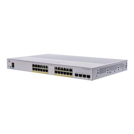 CISCO CBS350-24P-4G 24x GbE PoE+ LAN 4x SFP port L3 menedzselhető PoE+ switch CBS350-24P-4G-EU small