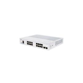 CISCO Switch 16x1000Mbps + 2xGigabit SFP, Fémházas Rackes, Menedzselhető, CBS250-16T-2G-EU CBS250-16T-2G-EU small