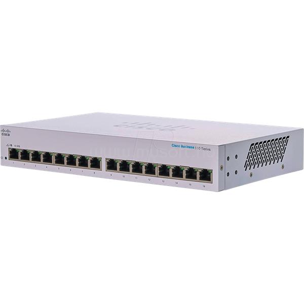 CISCO Switch 16x1000Mbps, Fémházas Rackes - CBS110-16T-EU