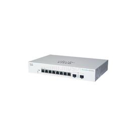 CISCO Switch 8x1000Mbps + 2x1000Mbps SFP, Menedzselhető, Fémházas, Rackes - CBS220-8T-E-2G-EU CBS220-8T-E-2G-EU small