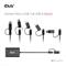 CLUB 3D Átalakító - CSV-1611(USB-C (USB-A Adapterrel) to Dual HDMI (4K/30Hz) / VGA (1080/60Hz)) CSV-1611 small