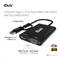 CLUB 3D Átalakító - CSV-1611(USB-C (USB-A Adapterrel) to Dual HDMI (4K/30Hz) / VGA (1080/60Hz)) CSV-1611 small
