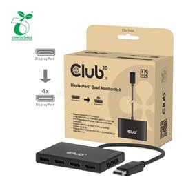 CLUB 3D Átalakító - CSV-7400 (DisplayPort to 4x DisplayPort, 8K30Hz) CSV-7400 small