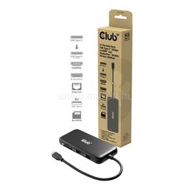 CLUB 3D CSV-2551 USB Hub (USB-C to USB-C, 2xUSB-A, RJ45, SD/MicroSD, 100W PD, HDMI, DP, 8K30hz) CSV-2551 small