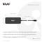 CLUB 3D CSV-2551 USB Hub (USB-C to USB-C, 2xUSB-A, RJ45, SD/MicroSD, 100W PD, HDMI, DP, 8K30hz) CSV-2551 small