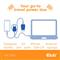 CLUB 3D Hálózati Adapter - CAC-3022 (2db/csomag, 30W USB-C, PD3.0, túltöltés védelem, kicsi méret, kék) CAC-3022 small