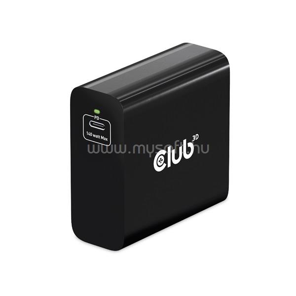 CLUB 3D CAC-1914EU hálózati töltő (140W, GaN USB-C, PD 3.1)
