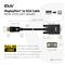 CLUB 3D Kábel - CAC-1012 (DisplayPort to VGA, 2m, 28AWG, Full HD 1080p, Aranyozott csatlakozók) CAC-1012 small