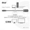 CLUB 3D Kábel - CAC-1012 (DisplayPort to VGA, 2m, 28AWG, Full HD 1080p, Aranyozott csatlakozók) CAC-1012 small