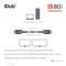 CLUB 3D Kábel - CAC-1092 (DisplayPort 2.1, DP80, 8K240Hz, 1.6m, Bi-Directional, M/M) CAC-1092 small