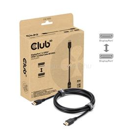 CLUB 3D CAC-1093 kábel (DisplayPort 2.1, 8K120Hz, 3m, DP54, VESA tanúsítvány, M/M) CAC-1093 small