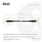 CLUB 3D Kábel - CAC-1165 (MiniDisplayPort to MiniDisplayPort, DP80, 80Gbps, 1m, 4K240Hz/8K60Hz/10K60Hz, M/M) CAC-1165 small
