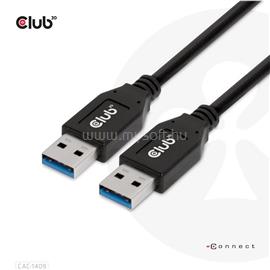 CLUB 3D kábel - CAC-1409 (USB-A Gen2, M/M, 10Gbps, 3A, 15W, 5V/3A, 0.5m) CAC-1409 small