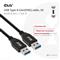 CLUB 3D kábel - CAC-1409 (USB-A Gen2, M/M, 10Gbps, 3A, 15W, 5V/3A, 0.5m) CAC-1409 small