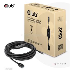 CLUB 3D Kábel - CAC-1538 (USB-C Gen 1 to USB-A, 5Gbps, 10m) CAC-1538 small