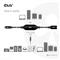 CLUB 3D Kábel - CAC-1538 (USB-C Gen 1 to USB-A, 5Gbps, 10m) CAC-1538 small