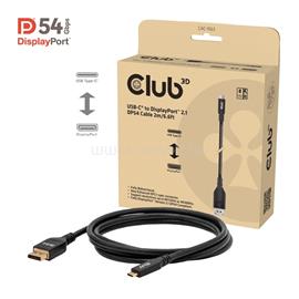 CLUB 3D Kábel - CAC-1563 (USB-C to DisplayPort 2.1, 8K120Hz, 2m, M/M) CAC-1563 small