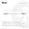 CLUB 3D Kábel - CAC-1572 (USB4 Type-C, 240W PD, 80Gbps, 8K240Hz, 4K540Hz, bidirectional, 1,2m, fekete) CAC-1572 small