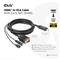 CLUB 3D Kábel - CAC-1712 (HDMI to VGA, M/M, 2m, 28AWG, 1080p, 3.5mm jack, Micro USB táplálás) CAC-1712 small