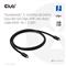 CLUB 3D Kábel - CAC-2501 (Thunderbolt 5 USB-C to USB-C, 240W, 80/120 Gbps, EPR, 8K240Hz, 1m) CAC-2501 small