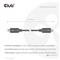 CLUB 3D Kábel - CAC-2501 (Thunderbolt 5 USB-C to USB-C, 240W, 80/120 Gbps, EPR, 8K240Hz, 1m) CAC-2501 small
