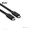 CLUB 3D Kábel - CAC-2501 (Thunderbolt 5 USB-C to USB-C, 240W, 80/120 Gbps, EPR, 8K240Hz, 1m) CAC-2501 small