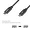 CLUB 3D Kábel - CAC-2506 (USB-C, PD3.1 240W, No Data, 4K60Hz, fekete, M/M, 2m) CAC-2506 small