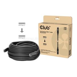 CLUB 3D Kábel - CAC-2580 (USB-C to USB-C, M/M, AOC kábel, 8K60Hz, 10Gbps, 60W, 15m) CAC-2580 small