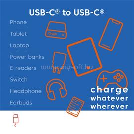 CLUB 3D Kábel - CAC-3032 (USB-C, Mágneses, PD3.1, 240W, 20Gbps, fehér, M/M, 2m) CAC-3032 small