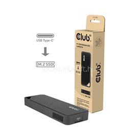 CLUB 3D Külső SSD ház - CAC-2510 (M.2 SSD, Hűtés, USB4, 40Gbps) CAC-2510 small