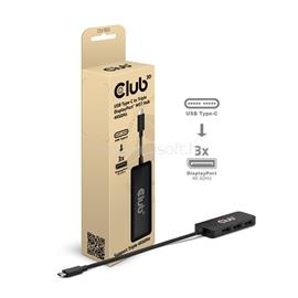 CLUB 3D USB Hub - CSV-1553 (3.2 USB-C with DP Alt-Mode to 3xDisplayPort, 4k60Hz) CSV-1553 small