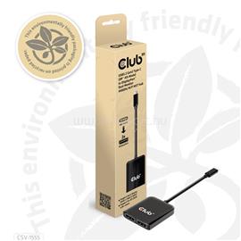 CLUB 3D USB Hub - CSV-1555 (3.2 USB-C to 2xDisplayPort, 4k60Hz) CSV-1555 small