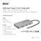 CLUB 3D USB Hub - CSV-1594 (3.1 USB-C Gen 1 to HDMI, 2xUSB-A Gen 1, USB-C Gen 1, VGA, SD, Micro SD 3.0, RJ45, 3,5 Jack) CSV-1594 small