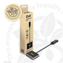 CLUB 3D USB Hub - CSV-7220 (Multi Stream, DisplayPort 1.4 to DisplayPort + HDMI, 2x4K60Hz) CSV-7220 small